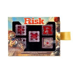 Risk 22m Oversized 5 Piece Collectible Token Dice Set